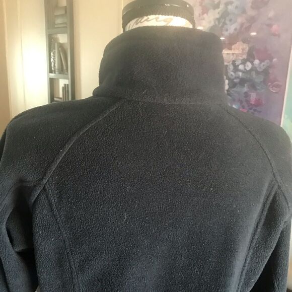 Columbia women’s size small black turtleneck fleece jacket - Picture 9 of 9